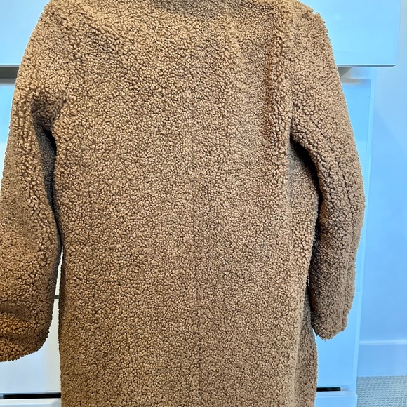 J. Crew Brown Teddy Coat Style AB913 - Picture 8 of 9
